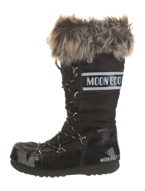 Moon Boot Nylon Printed Lace-Up Boots