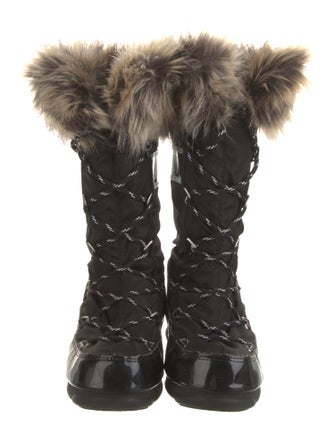 Moon Boot Nylon Printed Lace-Up Boots