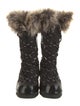 Moon Boot Nylon Printed Lace-Up Boots