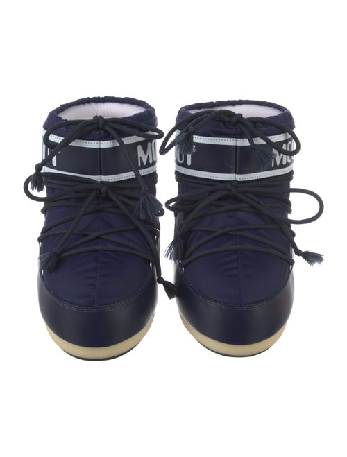 Moon Boot Nylon Graphic Print Lace-Up Boots