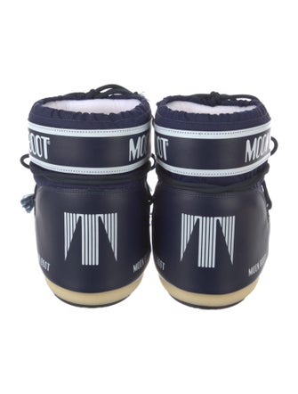 Moon Boot Nylon Graphic Print Lace-Up Boots