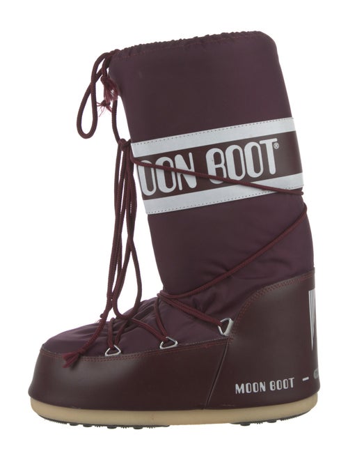 Moon Boot Nylon Printed Lace-Up Boots