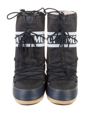 Moon Boot Nylon Printed Lace-Up Boots