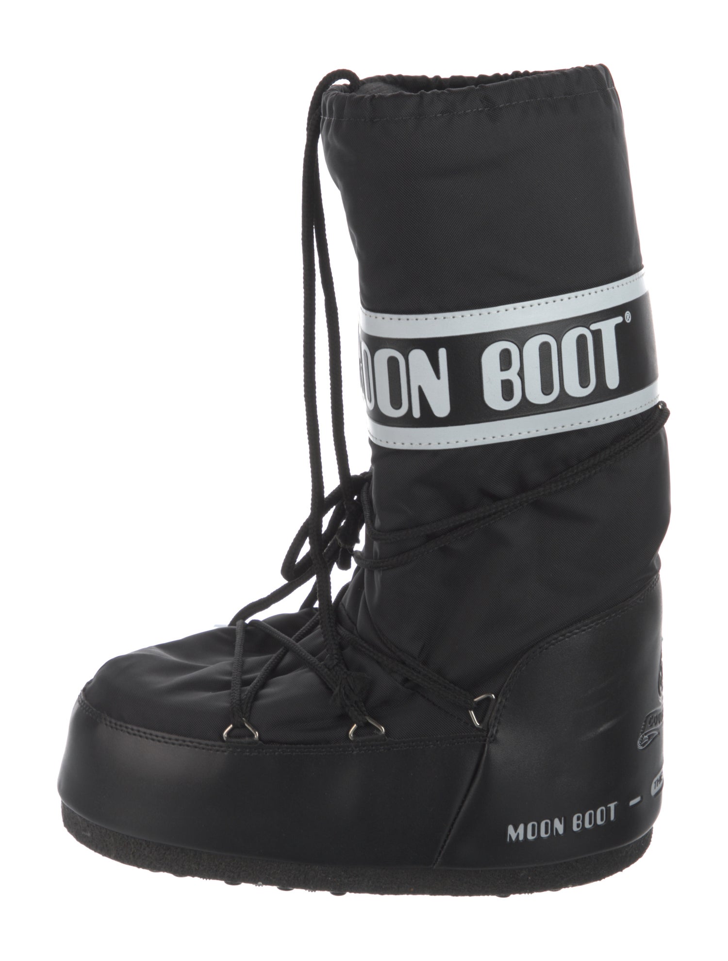 Moon Boot Nylon Graphic Print Snow Boots