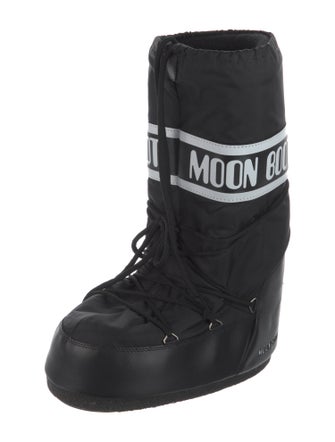 Moon Boot Nylon Graphic Print Snow Boots