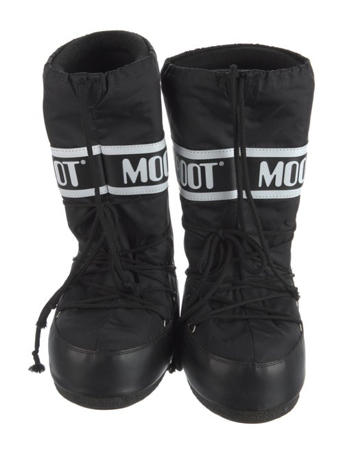 Moon Boot Nylon Graphic Print Snow Boots
