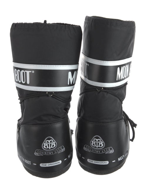 Moon Boot Nylon Graphic Print Snow Boots