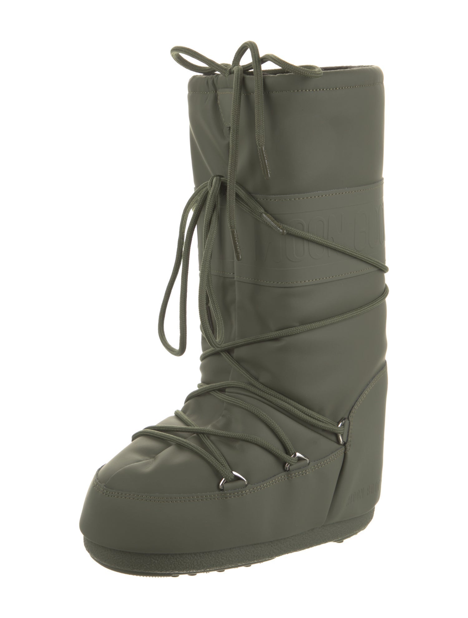 Moon Boot Leather Lace-Up Boots