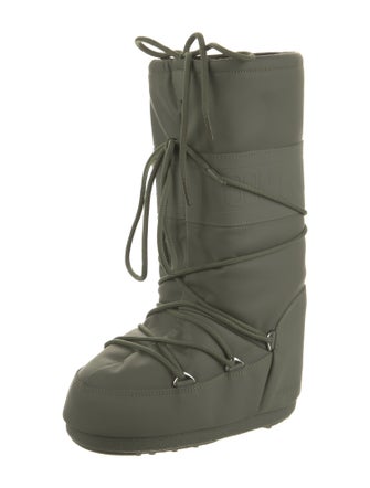 Moon Boot Leather Lace-Up Boots