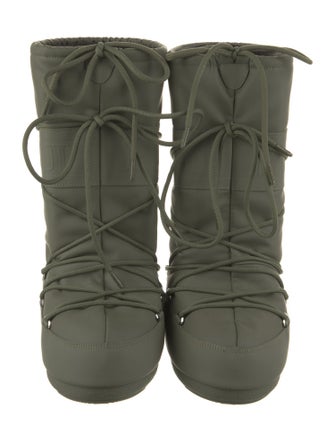 Moon Boot Leather Lace-Up Boots