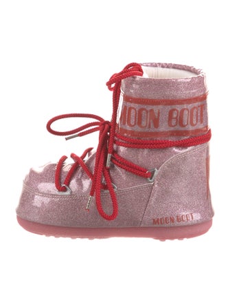 Moon Boot PVC Printed Lace-Up Boots