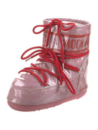 Moon Boot PVC Printed Lace-Up Boots