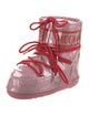 Moon Boot PVC Printed Lace-Up Boots