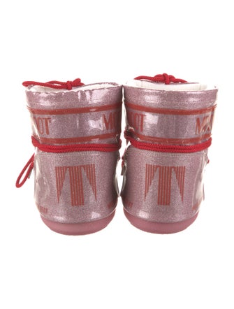 Moon Boot PVC Printed Lace-Up Boots