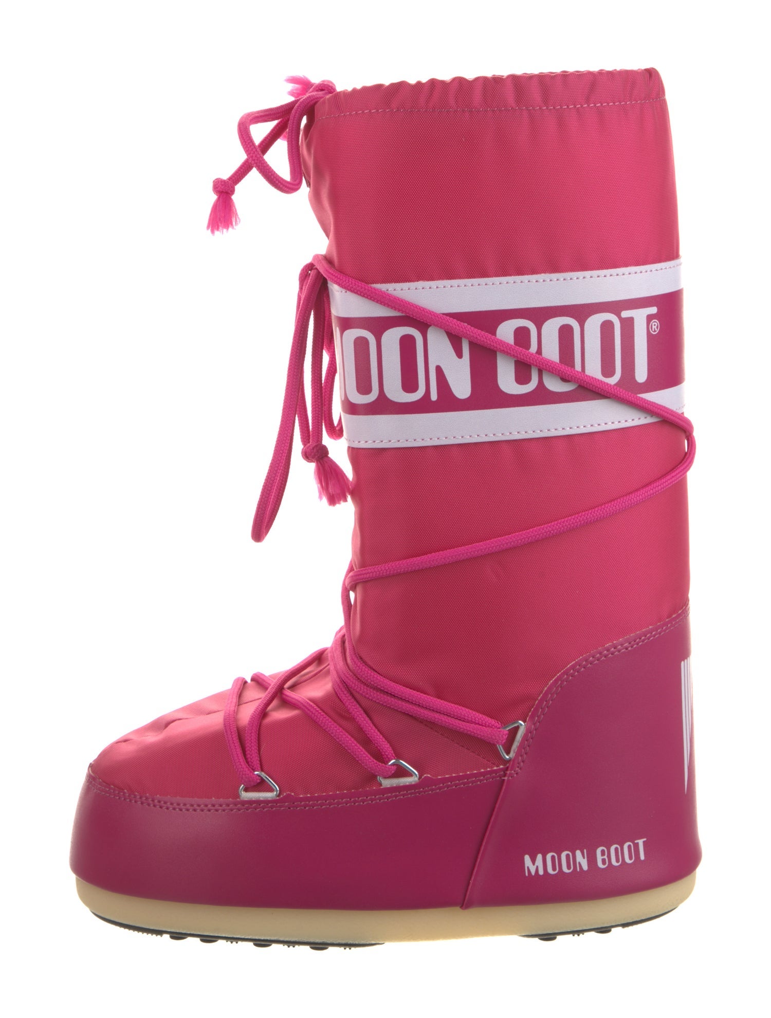 Moon Boot Nylon Printed Lace-Up Boots