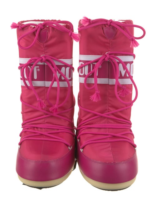 Moon Boot Nylon Printed Lace-Up Boots