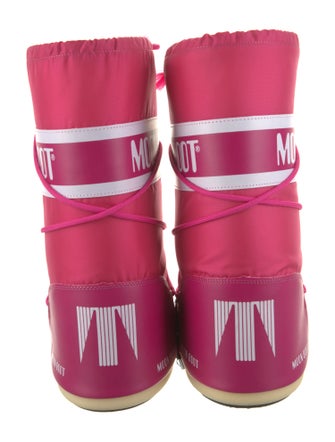 Moon Boot Nylon Printed Lace-Up Boots