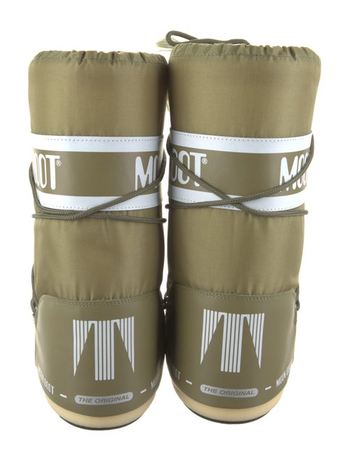 Moon Boot Nylon Graphic Print Lace-Up Boots
