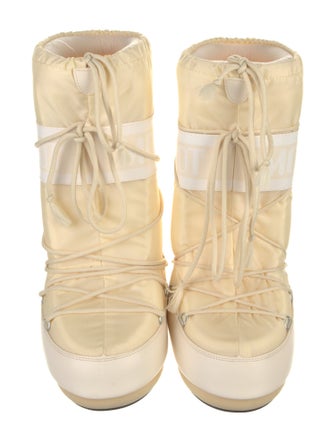 Moon Boot Nylon Printed Lace-Up Boots