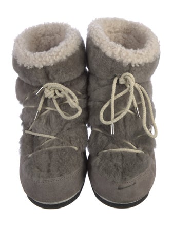 Moon Boot Suede Lace-Up Boots
