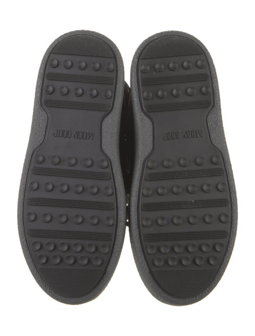 Moon Boot Suede Faux Fur Trim Lace-Up Boots