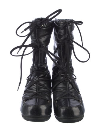 Moon Boot Nylon Printed Lace-Up Boots
