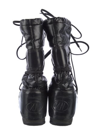 Moon Boot Nylon Printed Lace-Up Boots