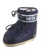 Moon Boot Leather Printed Lace-Up Boots