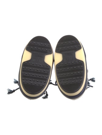 Moon Boot Leather Printed Lace-Up Boots