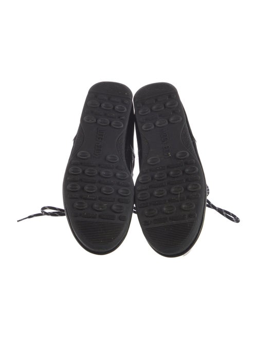 Moon Boot Patent Leather Printed Lace-Up Boots