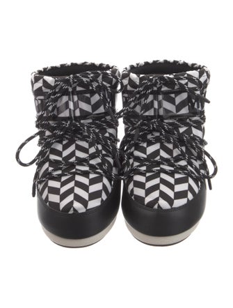 Moon Boot Mesh Printed Lace-Up Boots