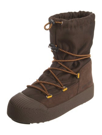 Moon Boot Suede Lace-Up Boots