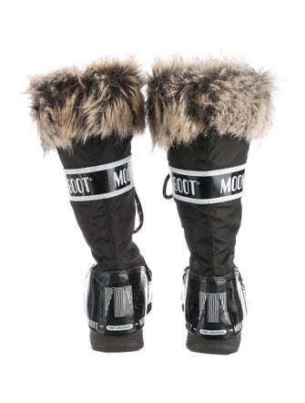 Moon Boot Nylon Printed Lace-Up Boots