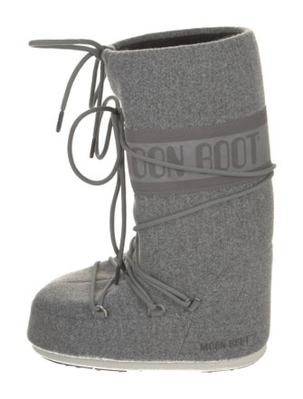 Moon Boot Graphic Print Lace-Up Boots