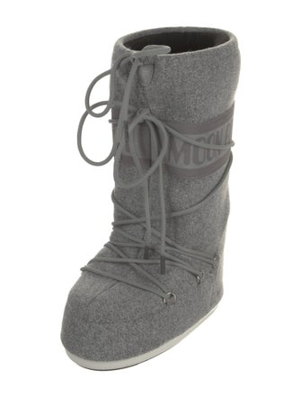 Moon Boot Graphic Print Lace-Up Boots