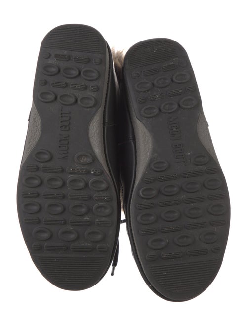 Moon Boot Nylon Faux Fur Trim Boots