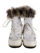 Moon Boot Canvas Lace-Up Boots