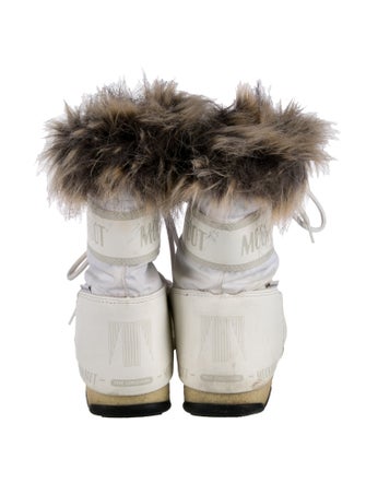 Moon Boot Canvas Lace-Up Boots