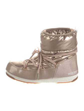 Moon Boot Nylon Printed Lace-Up Boots