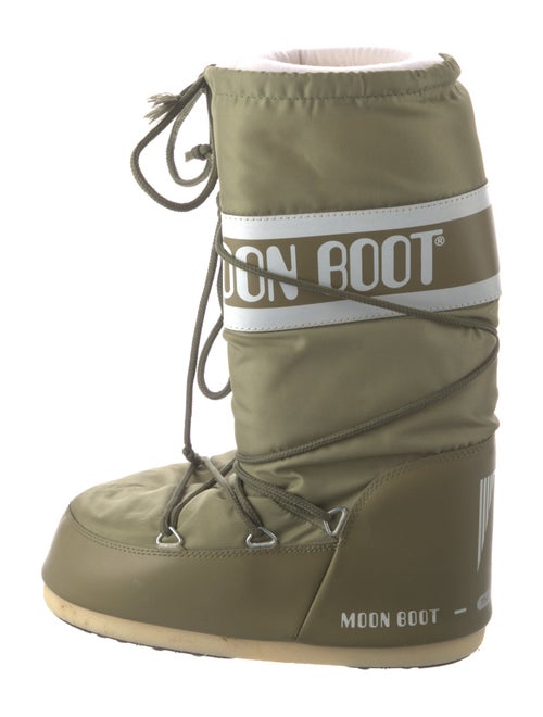 Moon Boot Nylon Graphic Print Lace-Up Boots