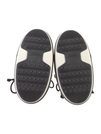 Moon Boot Leather Printed Lace-Up Boots