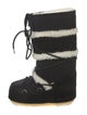 Moon Boot Suede Printed Lace-Up Boots