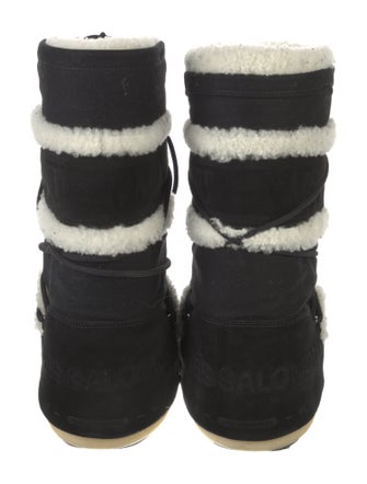 Moon Boot Suede Printed Lace-Up Boots