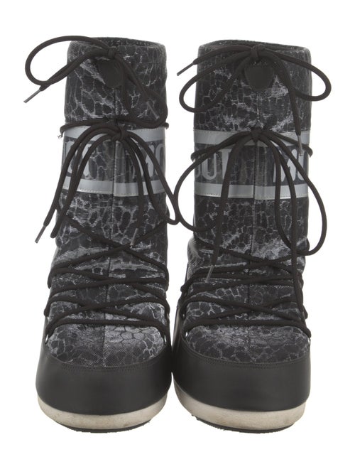 Moon Boot Nylon Printed Lace-Up Boots