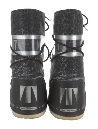 Moon Boot Nylon Printed Lace-Up Boots