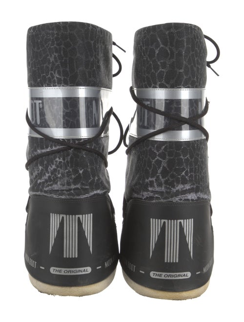 Moon Boot Nylon Printed Lace-Up Boots