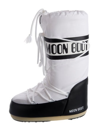 Moon Boot Nylon Printed Lace-Up Boots