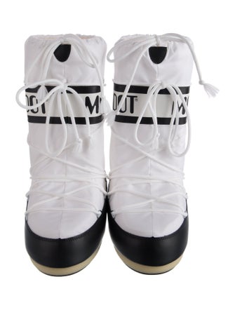Moon Boot Nylon Printed Lace-Up Boots