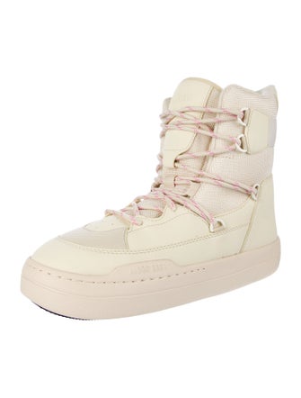 Moon Boot Leather Lace-Up Boots