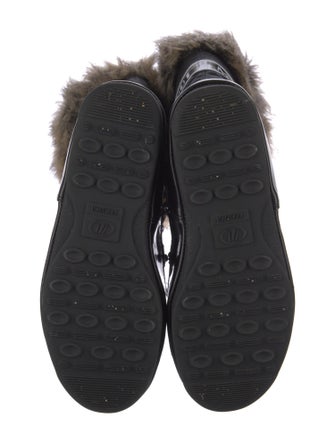 Moon Boot Nylon Graphic Print Lace-Up Boots